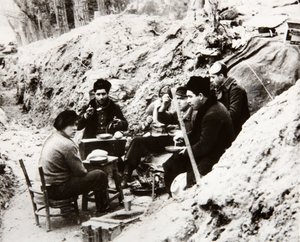 Ora di pranzo sul fronte di Madrid da Unbekannt Unbekannt